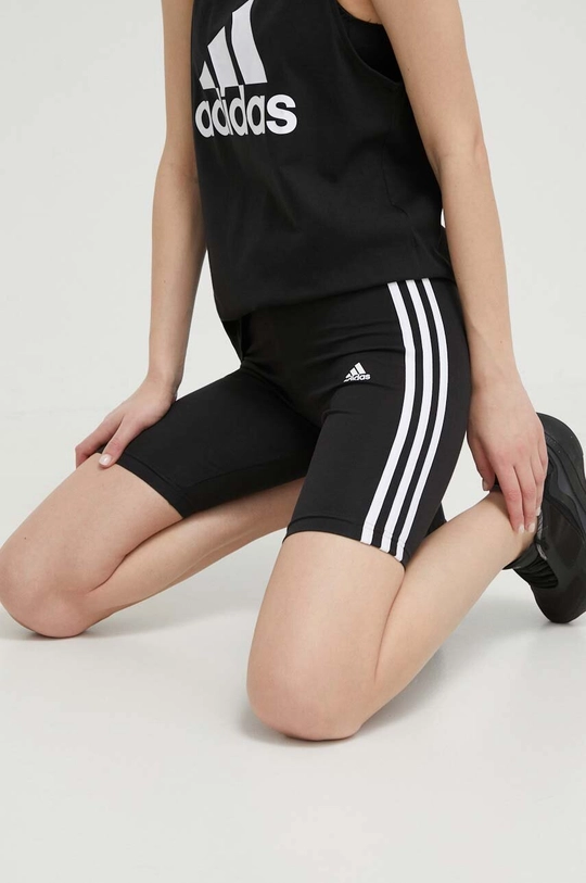 чорний Шорти adidas Жіночий