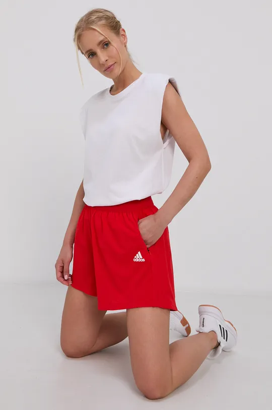 piros adidas Performance rövidnadrág H50843 Női