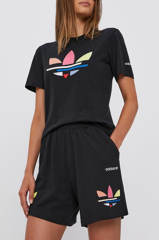 μαύρο Σορτς adidas Originals Γυναικεία