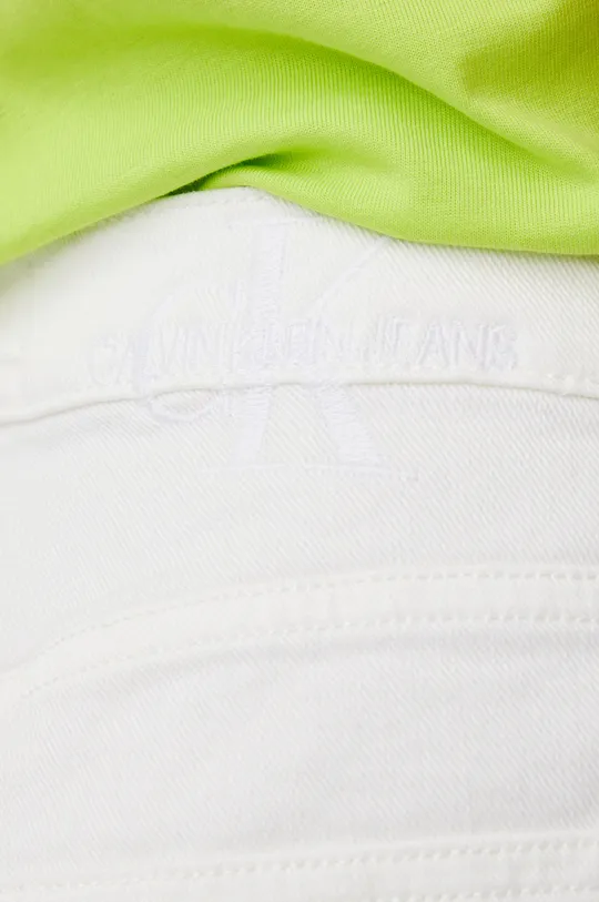 λευκό Τζιν σορτς Calvin Klein Jeans