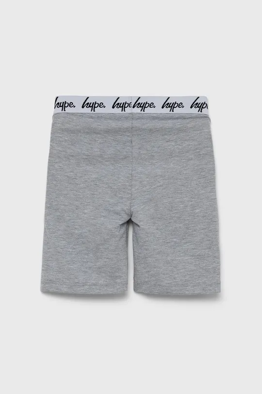 Detské krátke nohavice Hype sivá