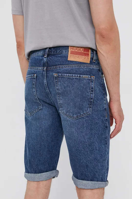 Hugo Szorty jeansowe 50453508 100 % Bawełna