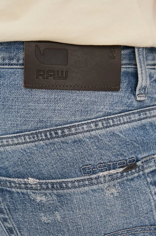 niebieski G-Star Raw Szorty jeansowe D17417.B988