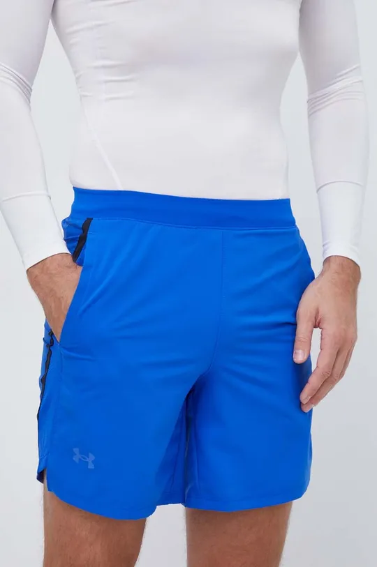 blu Under Armour shorts da corsa Launch Uomo