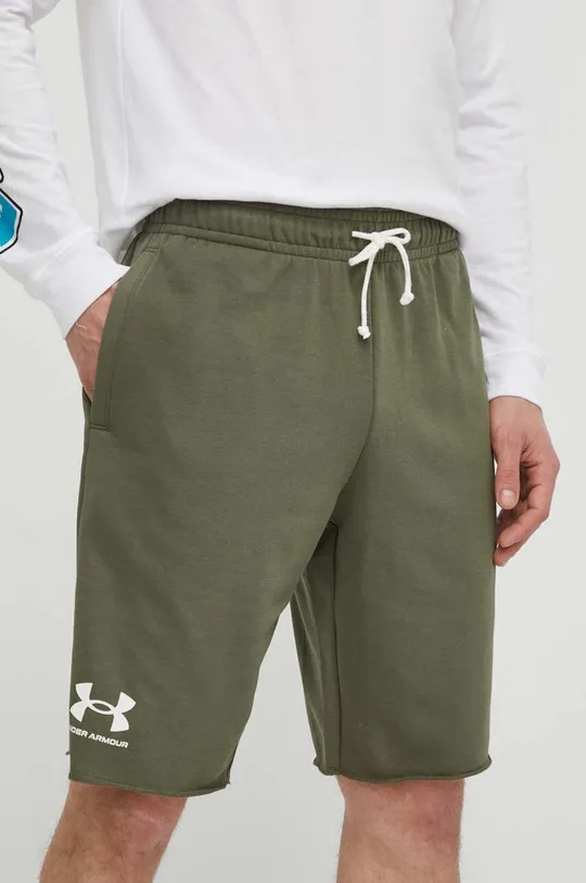 zelena Kratke hlače Under Armour Moški
