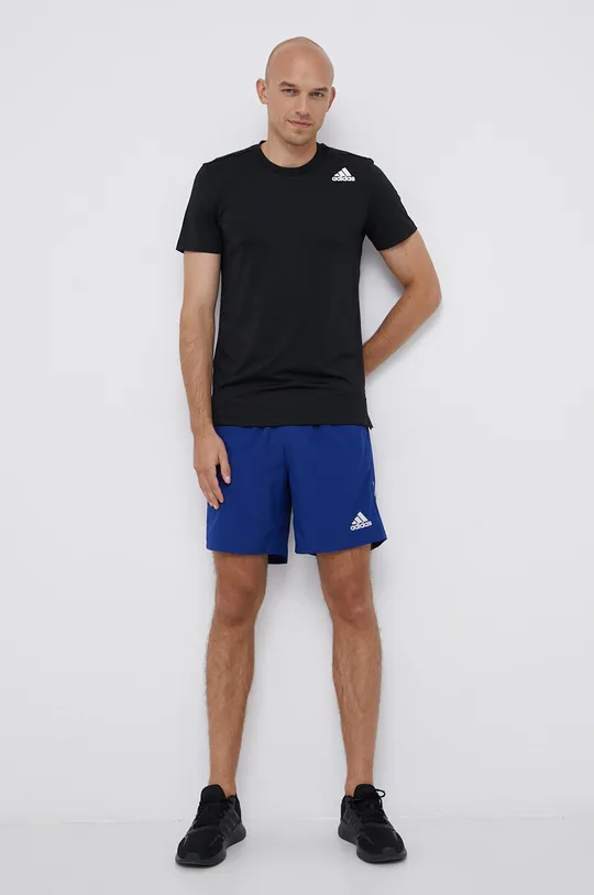 Σορτς adidas Performance μπλε