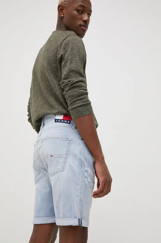 Rifľové krátke nohavice Tommy Jeans  98% Bavlna, 2% Elastan