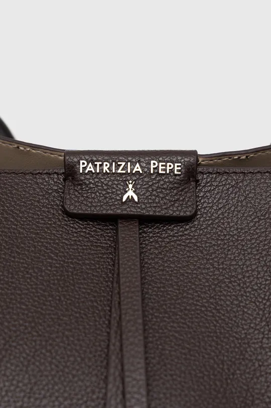 Patrizia Pepe - Шкіряна сумочка коричневий
