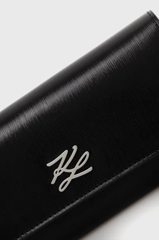 Karl Lagerfeld Portfel skórzany 215W3215 czarny