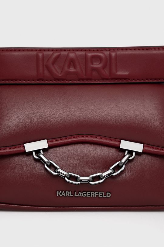 Kožená kabelka Karl Lagerfeld  100% Přírodní kůže