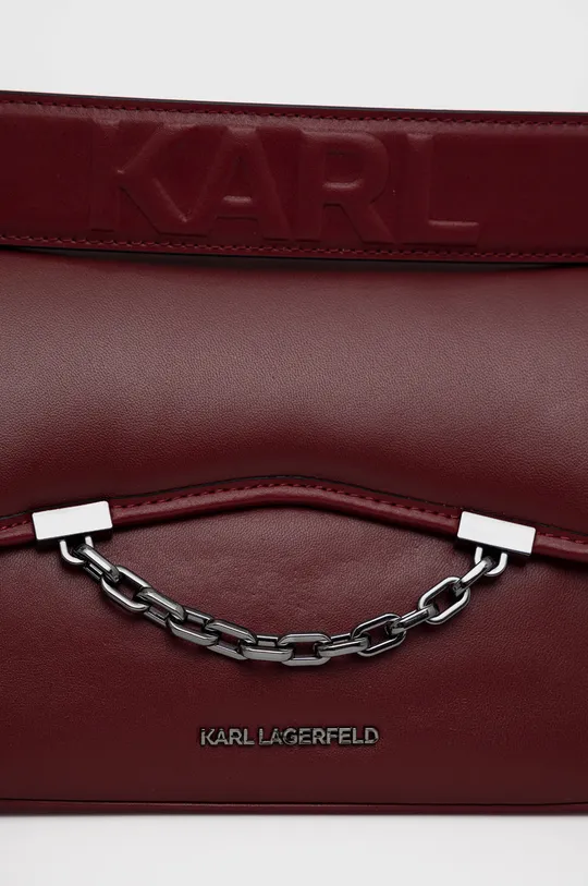 piros Karl Lagerfeld bőr táska