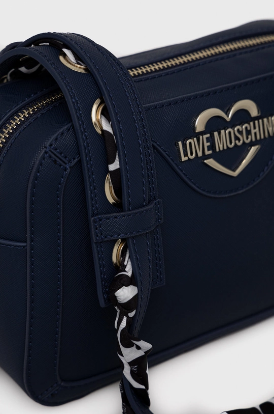 sötétkék Love Moschino kézitáska