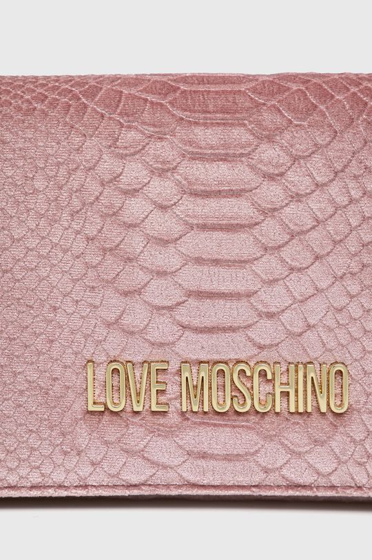 pastelová ružová Kabelka Love Moschino