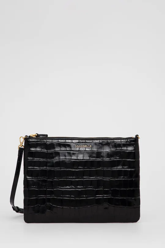 fekete Coccinelle bőr táska IV3 Mini Bag Női