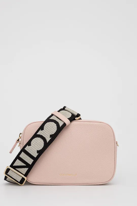 ροζ Δερμάτινη τσάντα Coccinelle Γυναικεία