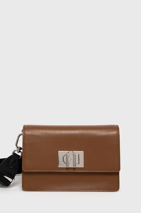 коричневий Шкіряна сумочка Furla 1927 Soft Жіночий