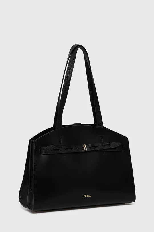 Furla bőr táska Margherita fekete