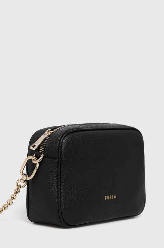 Кожаная сумочка Furla Real Mini чёрный