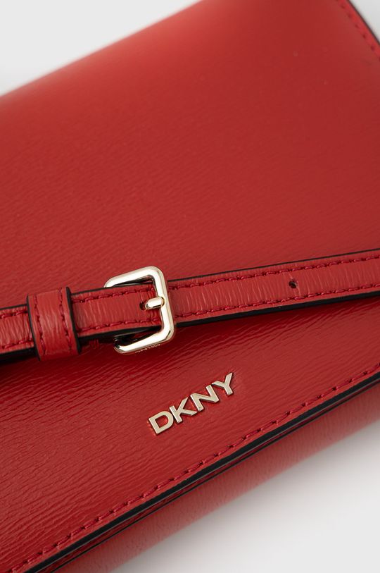 Dkny - Kožená kabelka červená