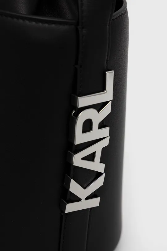 Karl Lagerfeld Torebka skórzana 216W3016 Skóra naturalna