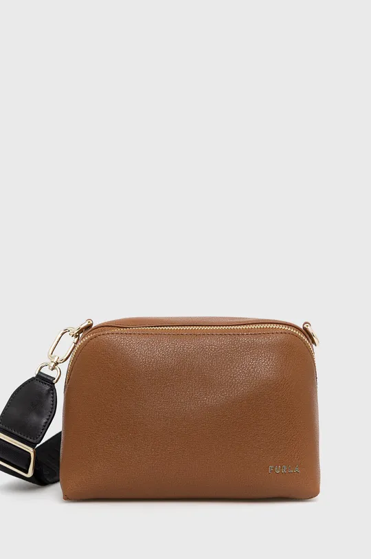 коричневий Шкіряна сумочка Furla Amica S Жіночий
