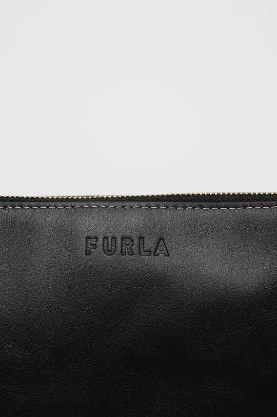 Шкіряна сумочка Furla Miastella чорний