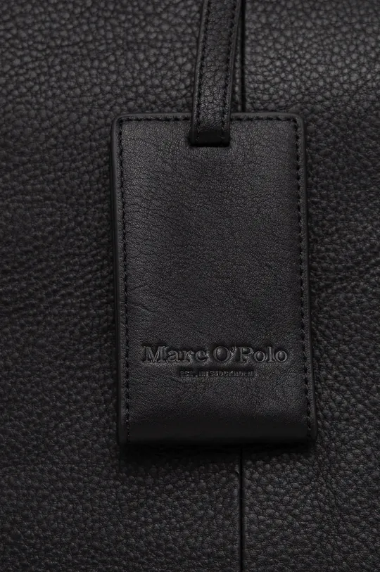 Δερμάτινη τσάντα Marc O'Polo μαύρο