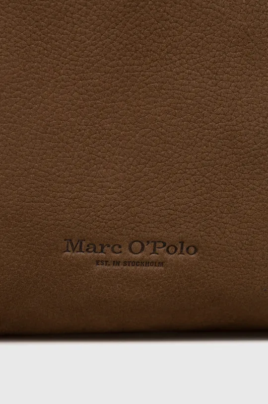Δερμάτινη τσάντα Marc O'Polo καφέ