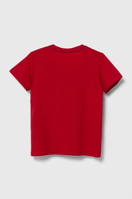 Детская хлопковая футболка Guess красный