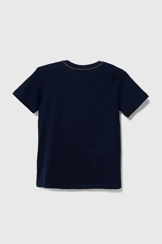 Otroški bombažen t-shirt Guess mornarsko modra