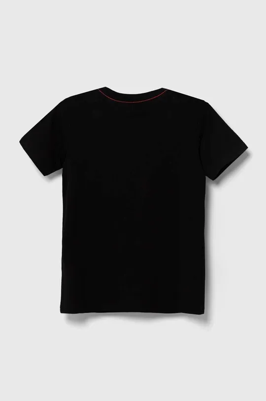 Otroški bombažen t-shirt Guess črna