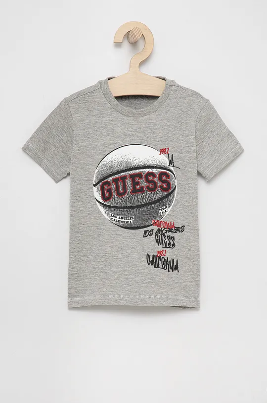 сірий Дитяча футболка Guess Для хлопчиків