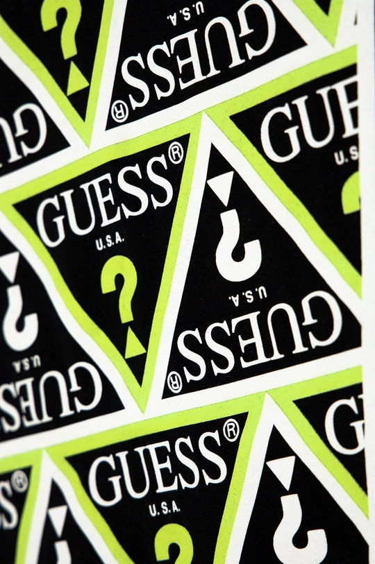 Guess T-shirt bawełniany dziecięcy 100 % Bawełna