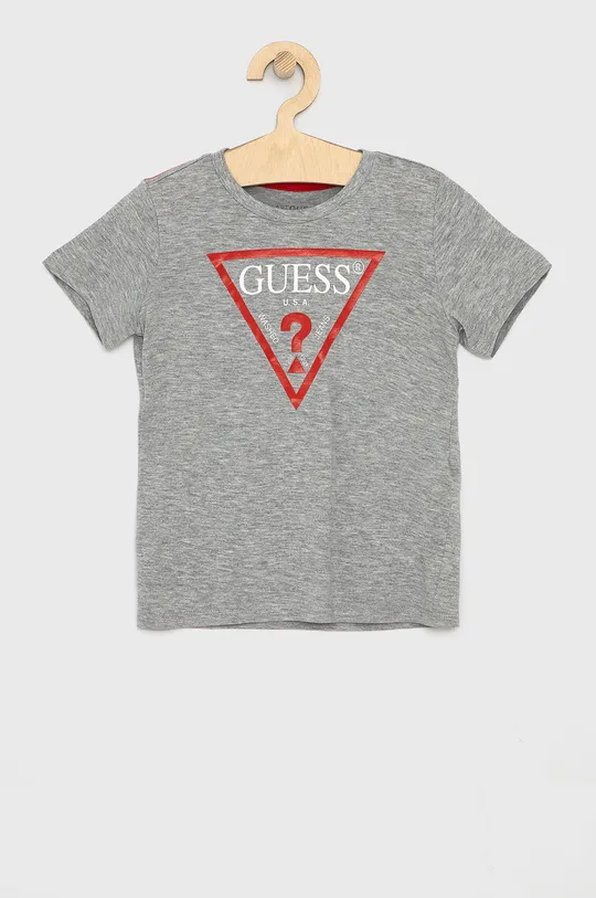 siva Otroški t-shirt Guess Fantovski
