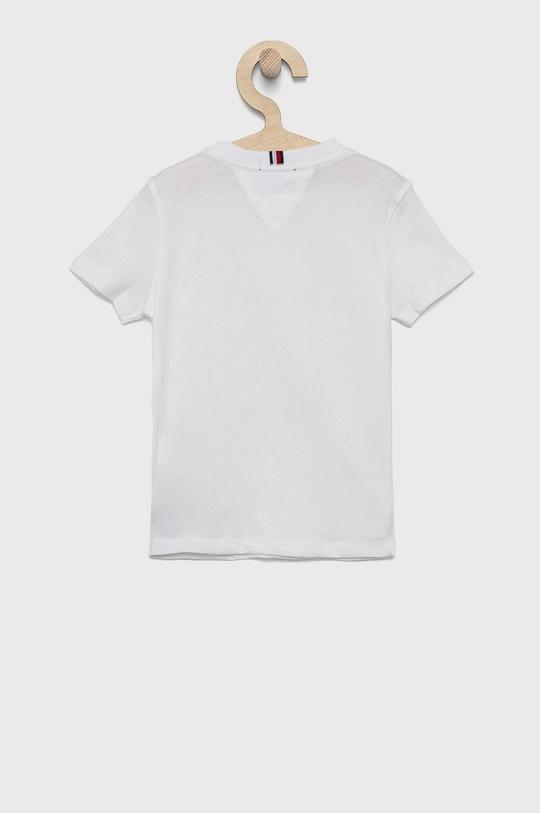 Tommy Hilfiger T-shirt bawełniany dziecięcy biały