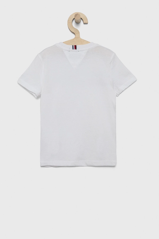 Tommy Hilfiger T-shirt bawełniany dziecięcy biały