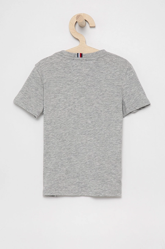 Tommy Hilfiger T-shirt bawełniany dziecięcy szary