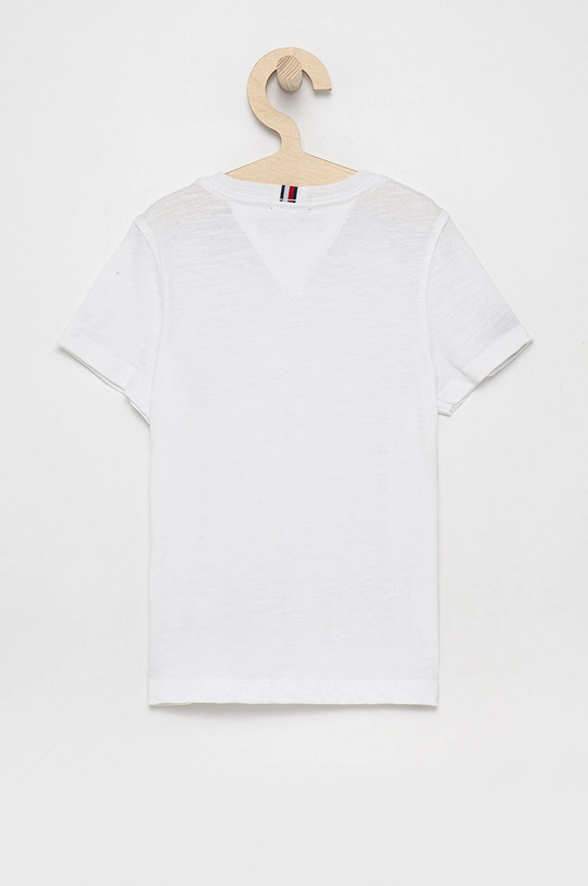 Tommy Hilfiger T-shirt bawełniany dziecięcy biały