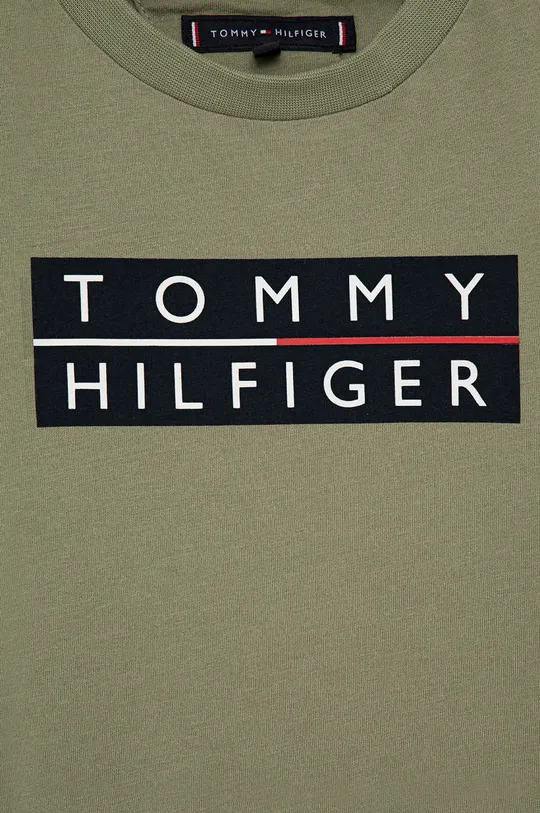 Detské bavlnené tričko Tommy Hilfiger  100% Organická bavlna