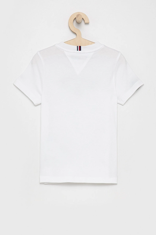 Tommy Hilfiger T-shirt bawełniany dziecięcy biały