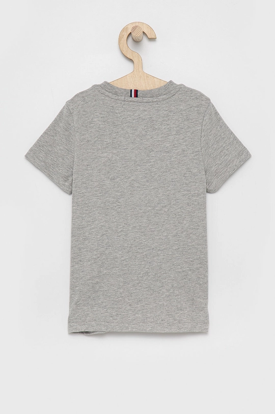 Tommy Hilfiger T-shirt bawełniany dziecięcy szary