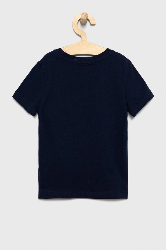 Calvin Klein Jeans T-shirt bawełniany dziecięcy IB0IB00612.4890 granatowy