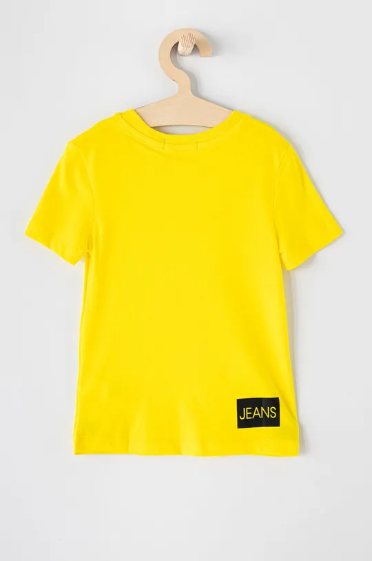 Calvin Klein Jeans T-shirt dziecięcy IB0IB00347.4890 żółty