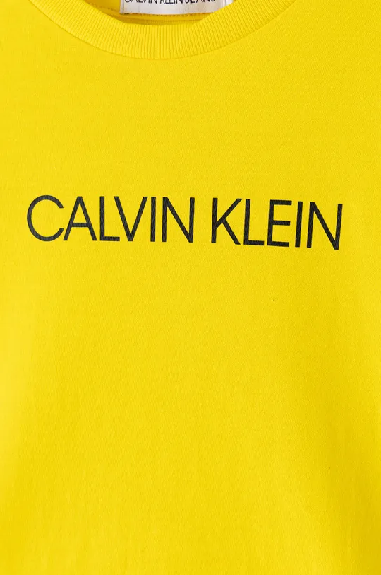 Calvin Klein Jeans T-shirt dziecięcy IB0IB00347.4890 100 % Bawełna organiczna