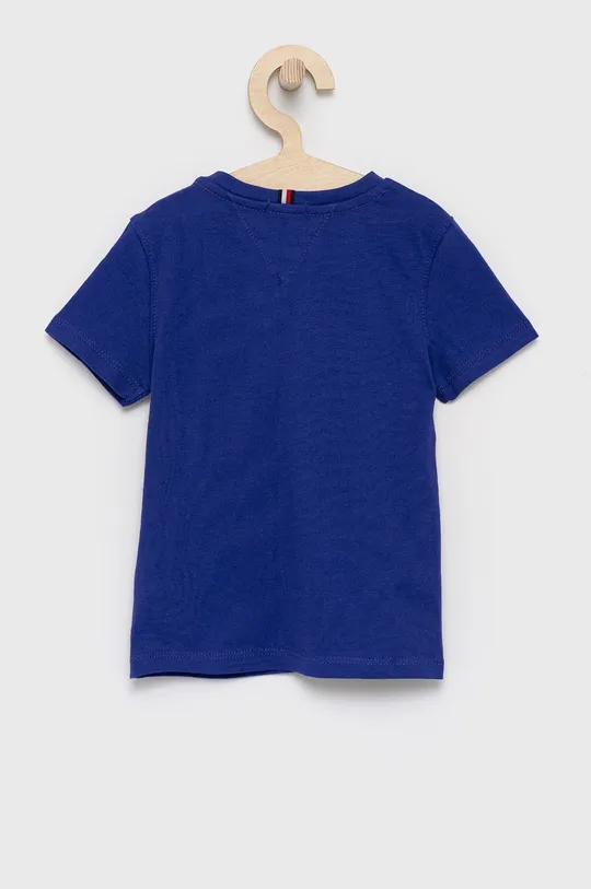Tommy Hilfiger T-shirt bawełniany dziecięcy fioletowy
