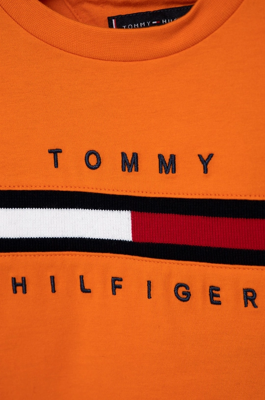 Detské bavlnené tričko Tommy Hilfiger  100% Bavlna