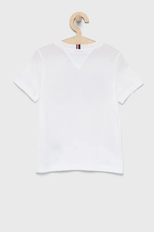 Tommy Hilfiger T-shirt bawełniany dziecięcy biały