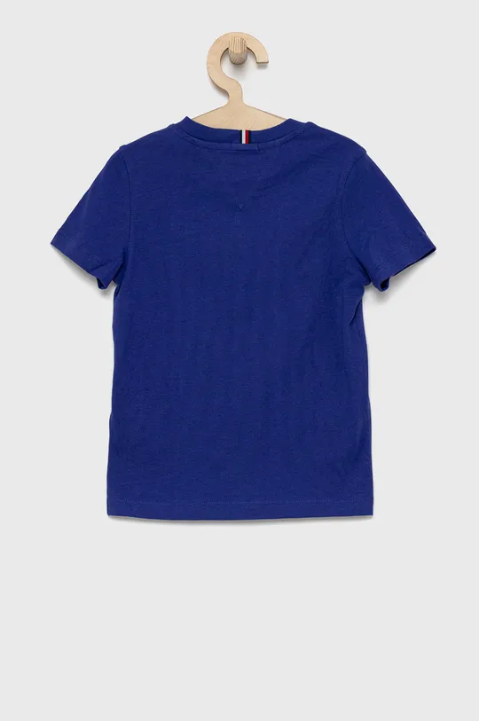 Detské bavlnené tričko Tommy Hilfiger fialová
