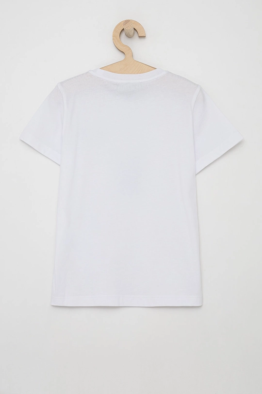 EA7 Emporio Armani T-shirt bawełniany dziecięcy 6KBT51.BJ02Z biały