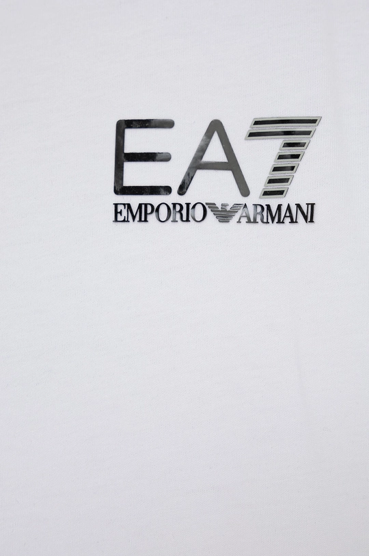 Детская хлопковая футболка EA7 Emporio Armani  100% Хлопок